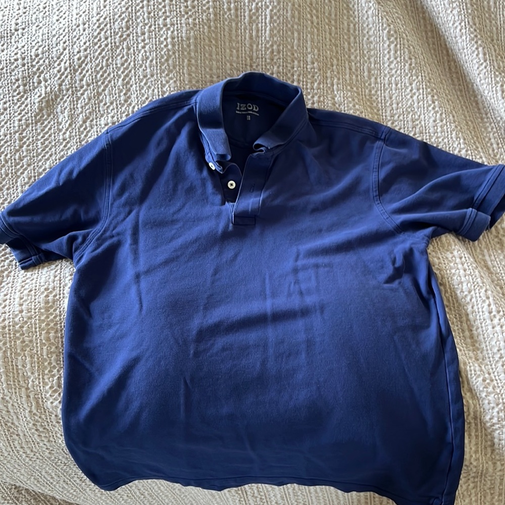 Men’s Izod navy polo shirt